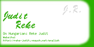 judit reke business card